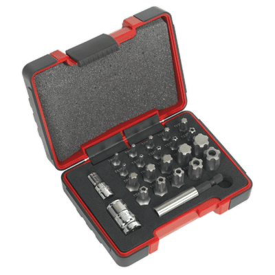 Sealey AK6226 TRX-P* & Security TRX-TS* Bit Set 23pc 1/4