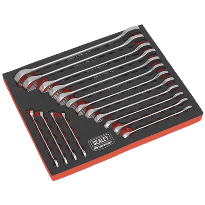 Sealey AK63255 Combination Spanner Set 16pc Metric