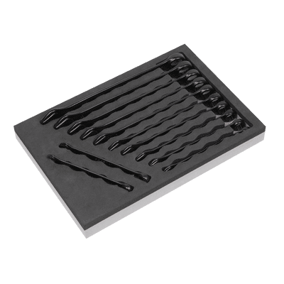 Sealey AK63263B Combination Spanner Set 12pc Metric - Black Series