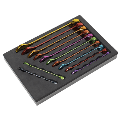 Sealey AK63267 Premier Multi-Coloured Combination Spanner Set 12pc