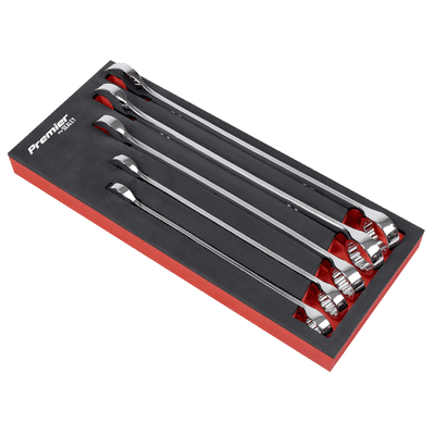 Sealey AK6329 Combination Spanner Set 5pc Jumbo Metric