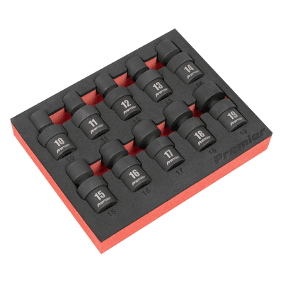 Sealey AK68220 Universal Joint Impact Socket Set 3/8