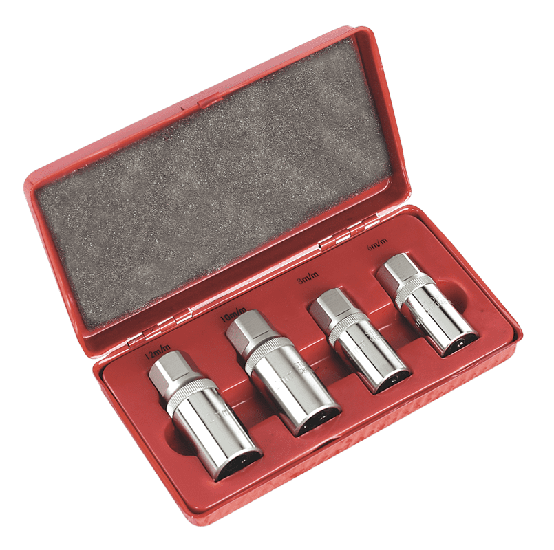 Sealey AK723 Stud Extractor Set 4pc 1/2