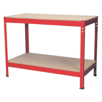 Sealey AP1210 Workbench 1.2m Steel Wooden Top