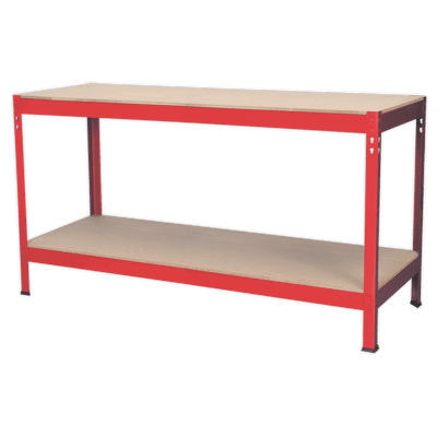 Sealey AP1535 Workbench 1.53m Steel Wooden Top
