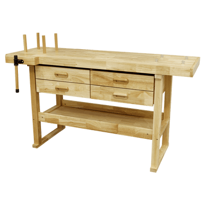 Sealey AP1640 Woodworking Bench with 4 Drawers 1.52m