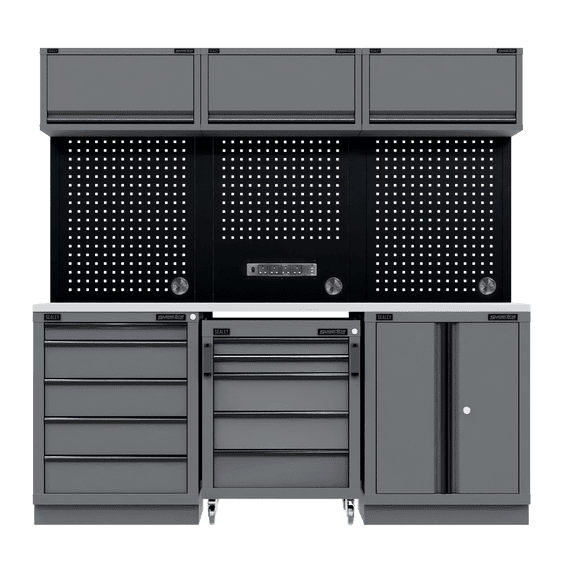 Sealey APMSBESTACK03SS Superline PRO Black Edition Storage System with ...