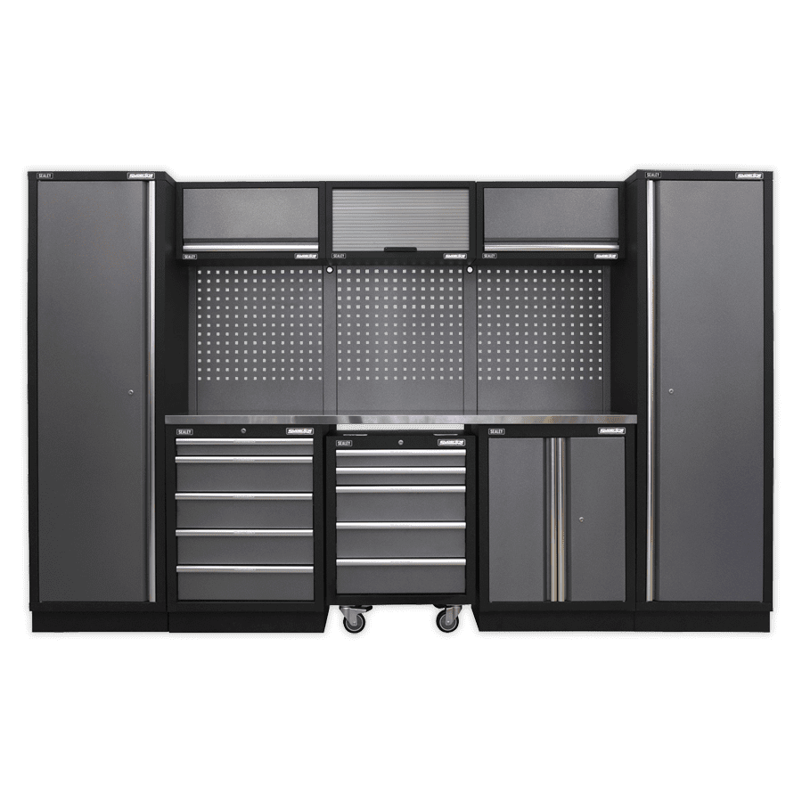 Sealey APMSSTACK03SS Superline Pro 3 2m Storage System - Stainless Worktop