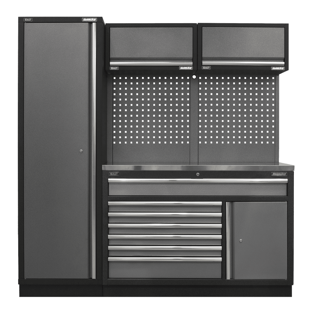 Sealey APMSSTACK09SS Superline Pro 1 96m Storage System - Stainless ...