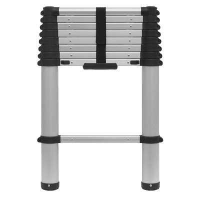Sealey ATL09 Aluminium Telescopic Ladder 9-Tread EN 131