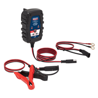 Sealey AUTOCHARGE100HF Compact Auto Smart Charger 1A 6/12V