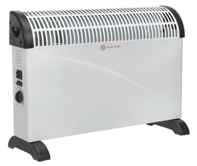 Sealey CD2005T Convector Heater 2000W 3 Heat Settings Thermostat Turbo Fan