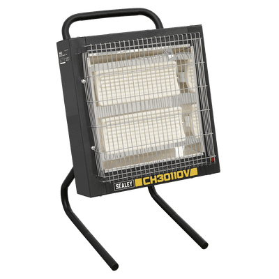 Sealey CH30110V Ceramic Heater 1.2/2.4kW - 110V