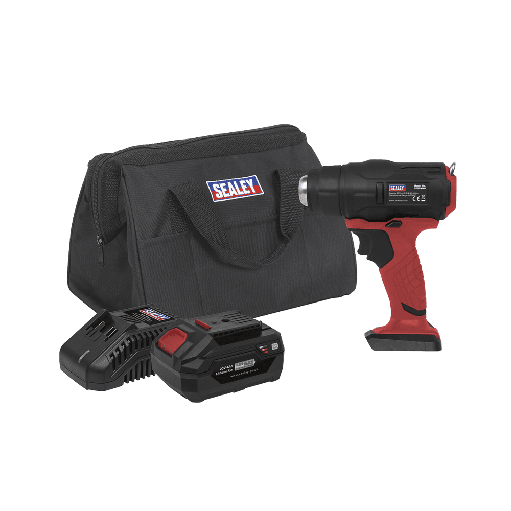 Sealey CP20VHGKIT Cordless Hot Air Gun Kit 20V