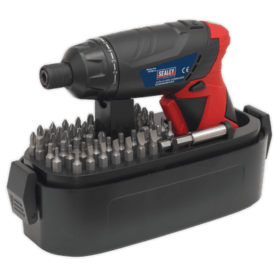 Sealey CP36S Cordless Screwdriver Set 53pc 3.6V Lithium-ion