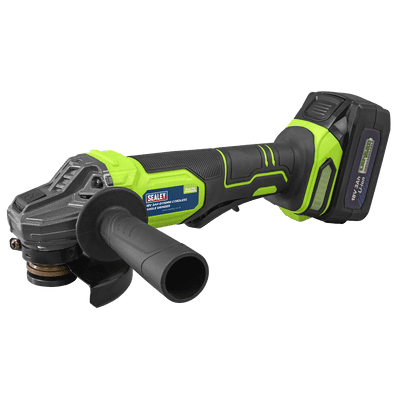 Sealey CP401LIHV 18V 3Ah 115mm Cordless Angle Grinder - Green