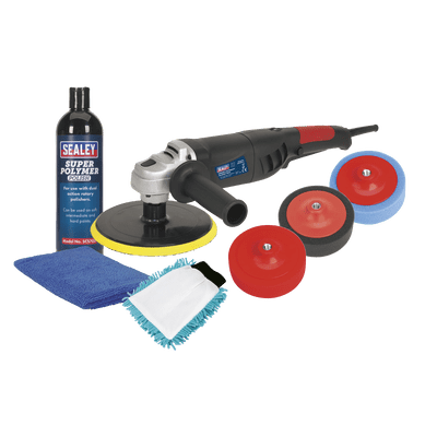 Sealey CPK03 Ø180mm Pro Electric Polisher Kit 1100W/230V