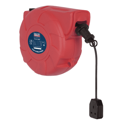 Sealey CRM151 Cable Reel System Retractable 15m 1 x 230V Socket