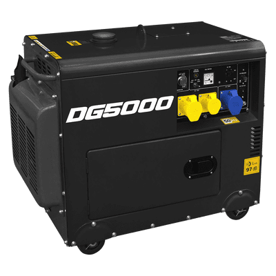 Sealey DG5000 Diesel Generator - 4-Stroke Engine 5000W 110/230V