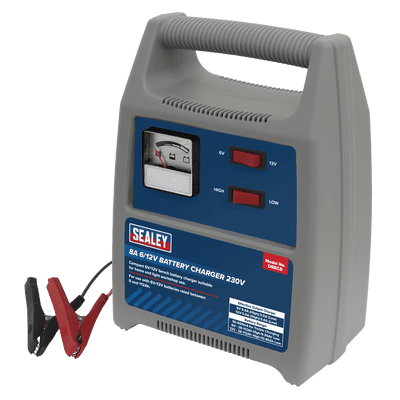 Sealey DSBC8 Battery Charger 8A 6/12V 230V