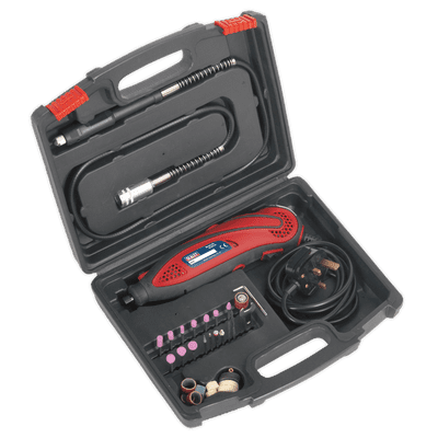 Sealey E540 Multipurpose Rotary Tool & Engraver Kit 40pc 230V