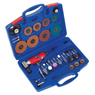 Sealey GSA674K Generation Air Angle Die Grinder/Sander Kit 42pc