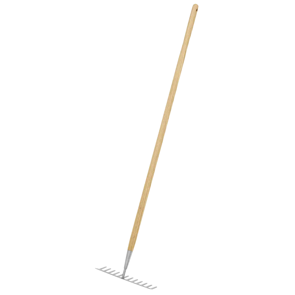Sealey GTWH011 Premier Garden Rake with Long Ash Handle & Stainless ...