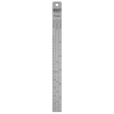 Sealey PA04 Aluminium Paint Measuring Stick 2:1/4:1
