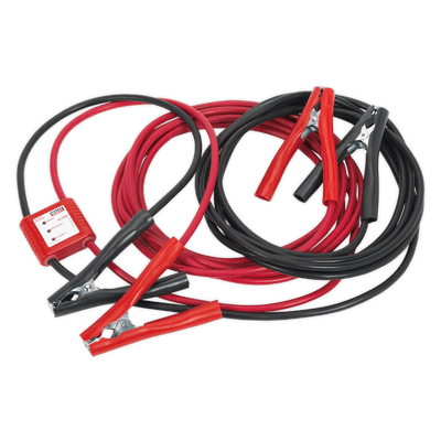 Sealey PROJ/12/24 Booster Cables 7m 450A 25mm² with 12/24V Electronics Protection