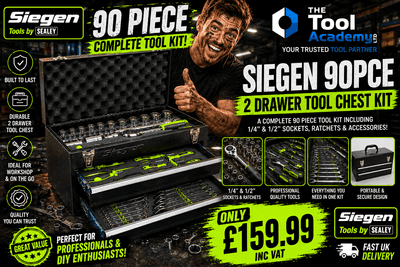Sealey S01055 Portable Tool Chest 2 Drawer with 90pc Tool Kit