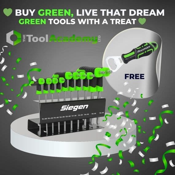 Sealey S01151-AK4368HV TRX-Star* Key Set 10pc T-Handle With Bottle Opener