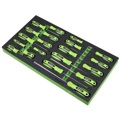 Sealey S01276 Siegen Screwdriver Set with Tool Tray 20pc