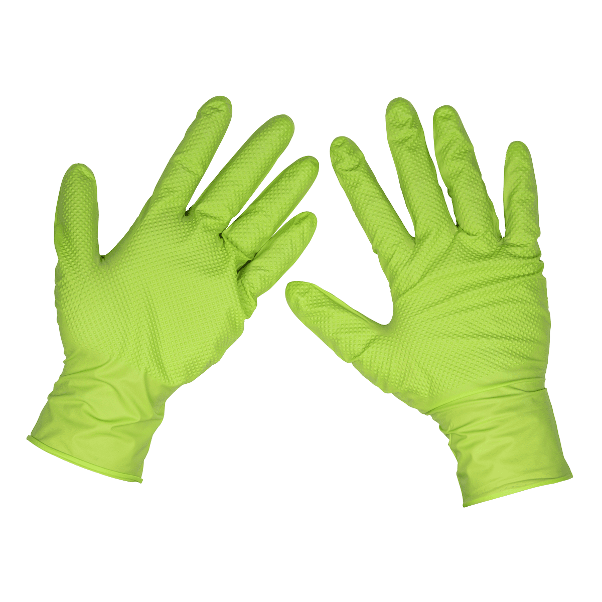 Examination Gloves Diamond Grip Latex Gloves Large 100-Gloves