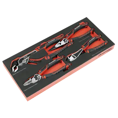 Sealey TBT56 Pliers Set with Tool Tray 4pc