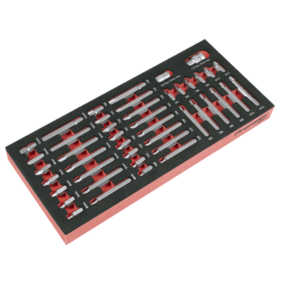 Sealey TBT60 TRX-Star*, Hex & Spline Bit Set with Tool Tray 44pc