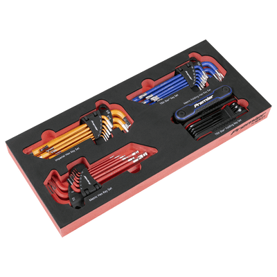 Sealey TBT62 Premier Master Key Set with Tool Tray 43pc