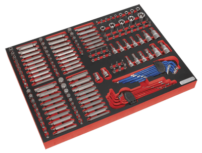 Sealey TBTP07 Tool Tray with Specialised Bits & Sockets 177pc