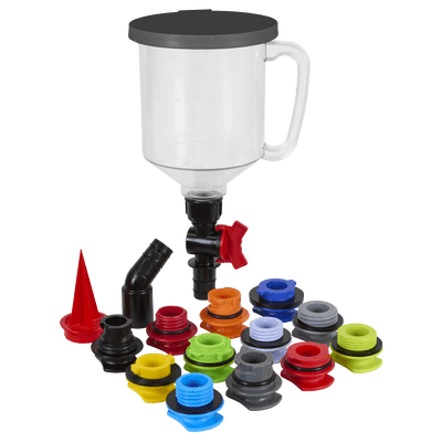 Sealey Tools VS7107 Master Engine Oil Funnel Filling Kit 15pc