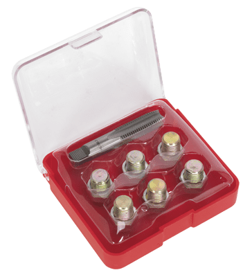 Sealey VS613 Oil Drain Plug Thread Repair Set - M13