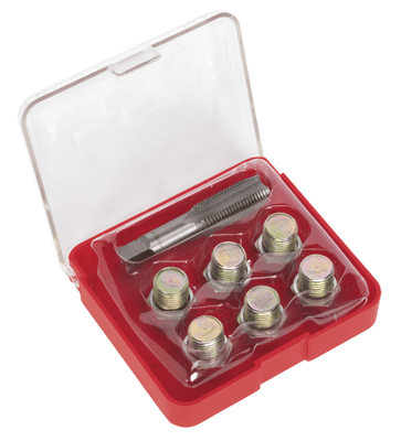 Sealey VS615 Oil Drain Plug Thread Repair Set - M15