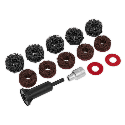 Sealey VS8002 Stud Hub Cleaner 14pc