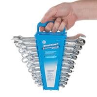 Silverline 633470 22 Piece Metric & AF Combination Spanner Set