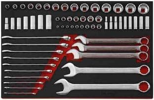 Teng TTEAF62 EVA Imperial Socket & Spanner Set