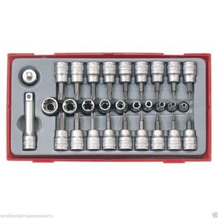 Teng TTTX30 30 Piece 3/8 Drive TX/TPX/TXE Socket Set