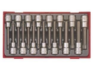 Teng TTTXH15 1/2" Drive Long Hex & TX Socket Set