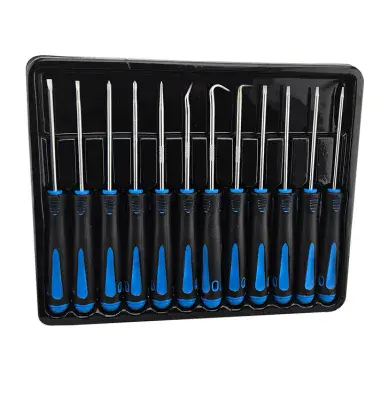 Trademarque Tools TMHPS12 Precision Screwdrivers, Hook & Pick 12 Piece Set