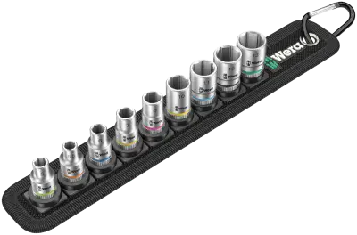 Wera 05003883001 9 Piece Belt 4 Zyklop 1/4
