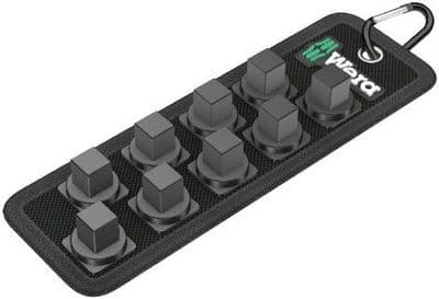 Wera 05003893001 Socket rail C Impaktor (textile belt), 9 location, unloaded