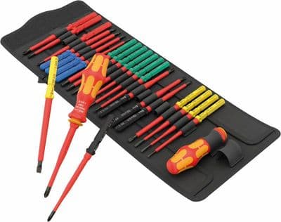 Wera 05006617001 26 Piece Kraftform Kompakt VDE Screwdriver Set