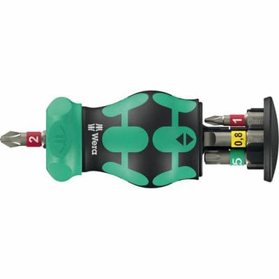 Wera 05008891001 Kraftform Kompakt Stubby Magazine With Ratchet Functionality 6 Pieces